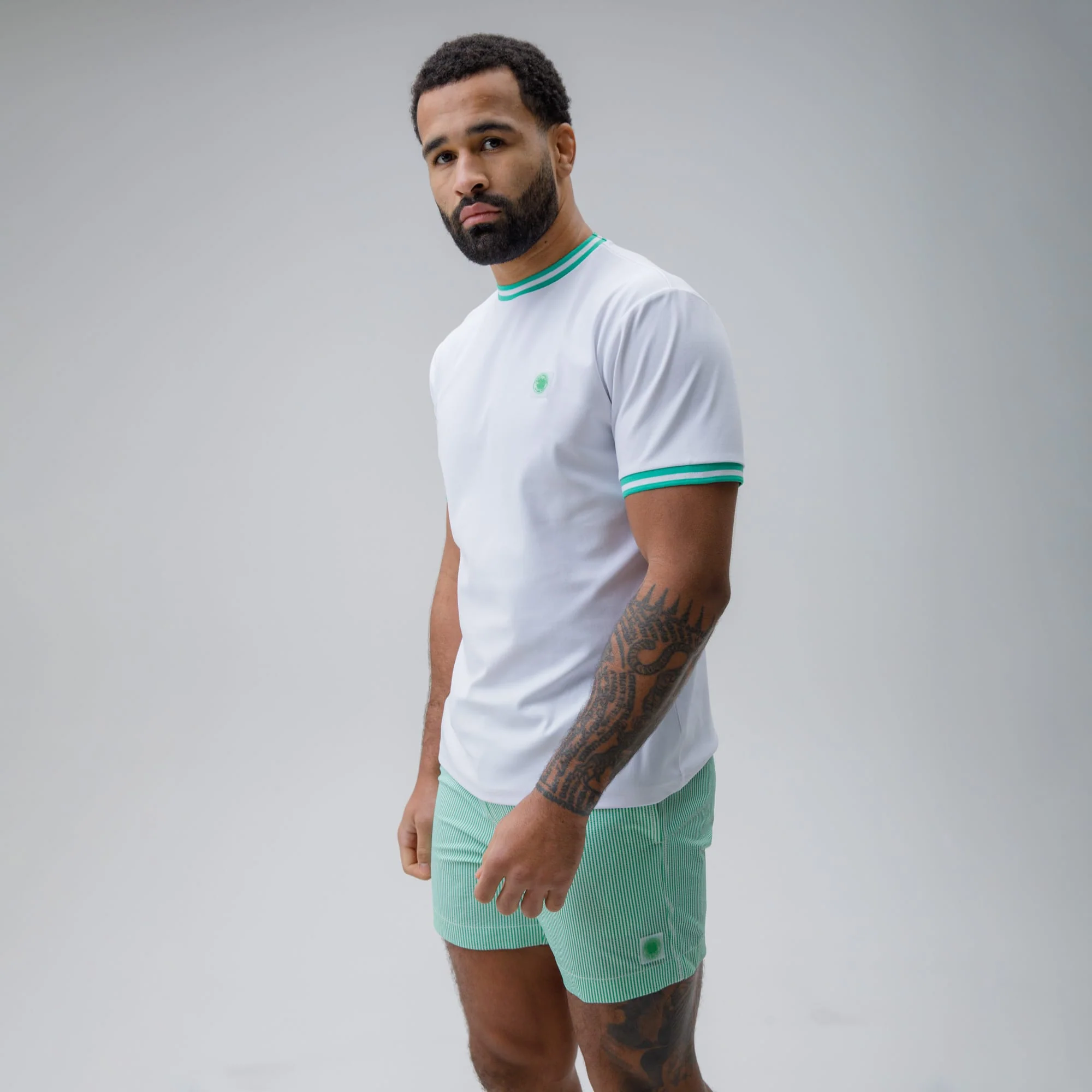Celtic Crest Men's White T-Shirt - Image 2