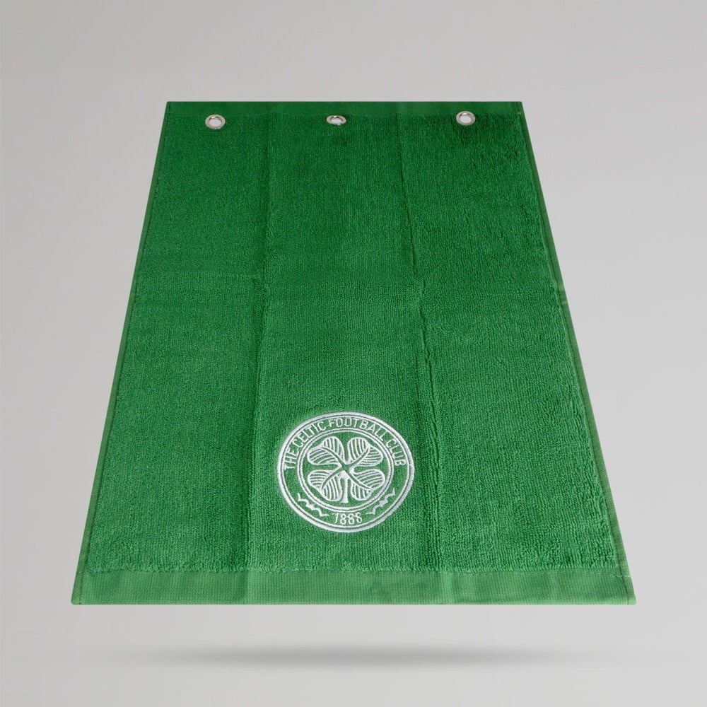 Celtic Embroidered Green Golf Towel - Image 3