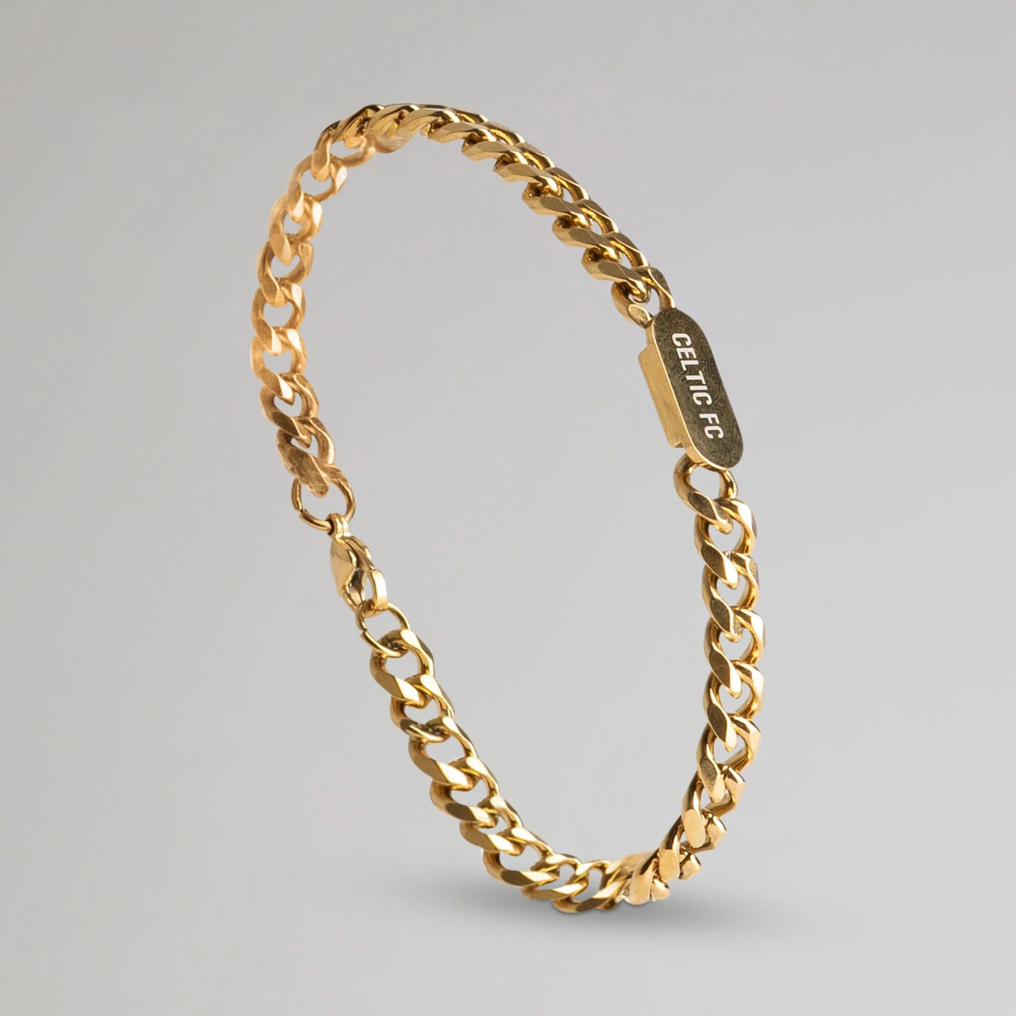 Celtic Gold Plated Chain Bracelet - Image 2