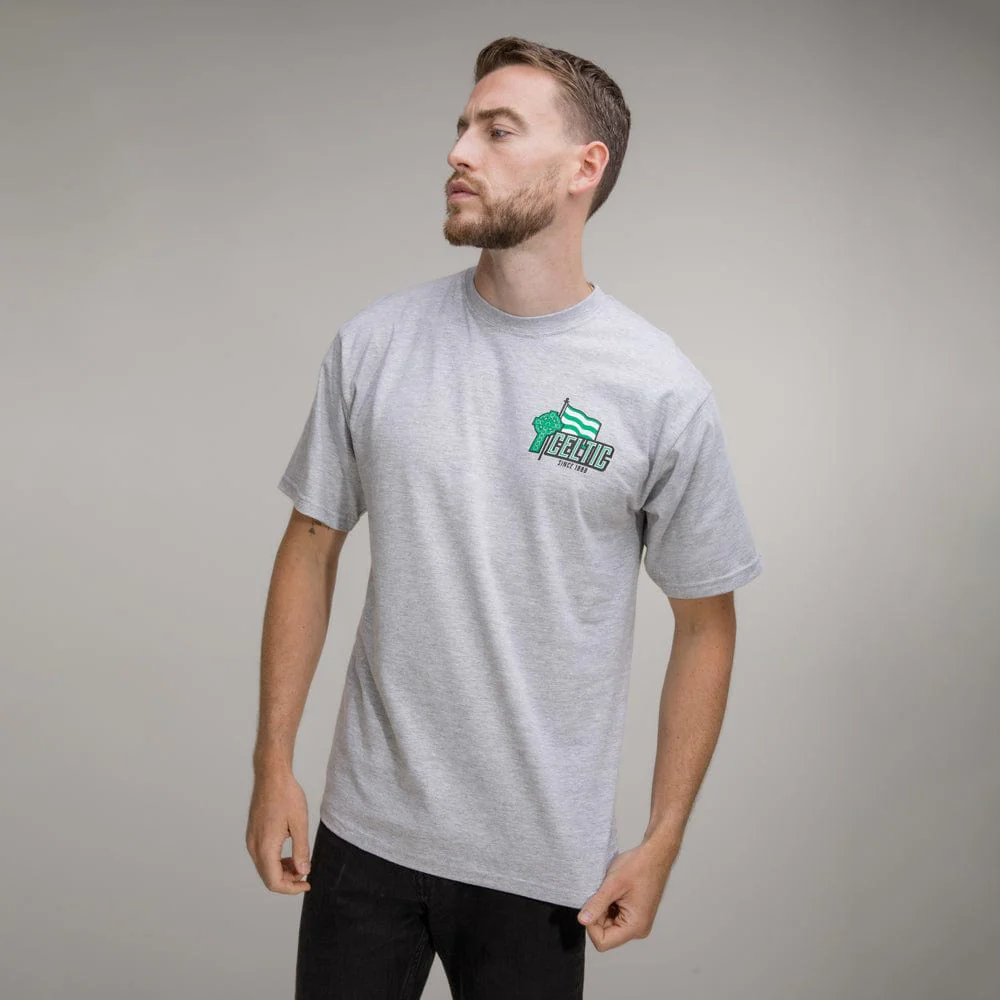 Celtic Grey Flag T-Shirt - Image 2