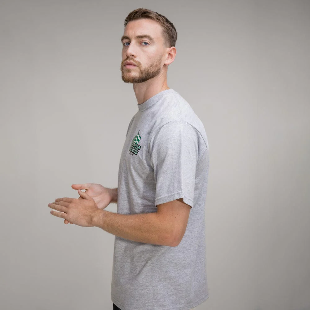 Celtic Grey Flag T-Shirt - Image 3