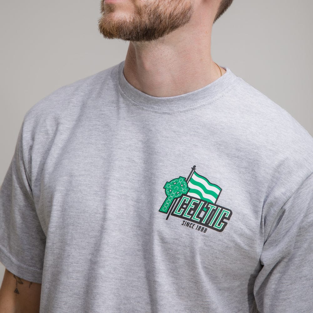 Celtic Grey Flag T-Shirt - Image 5