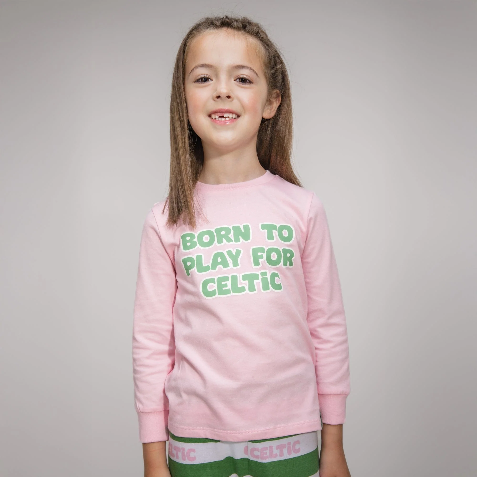 Celtic Infant Pink Born to Play Pyjamas - Image 4