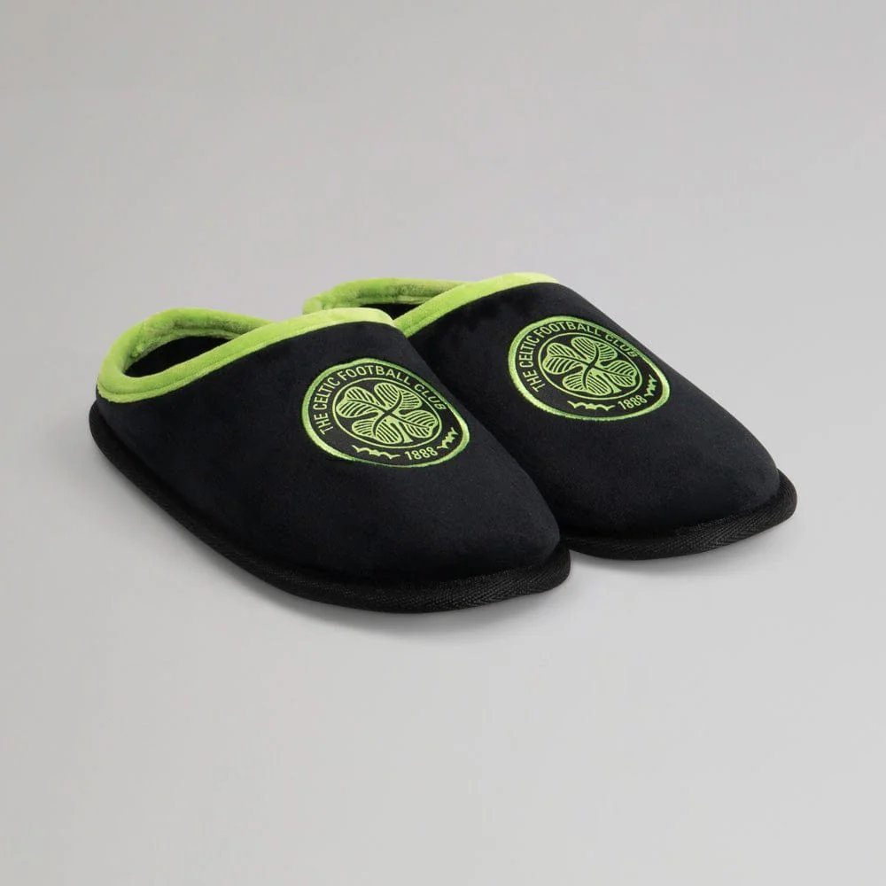 Celtic Junior Black Mule Slipper - Image 2