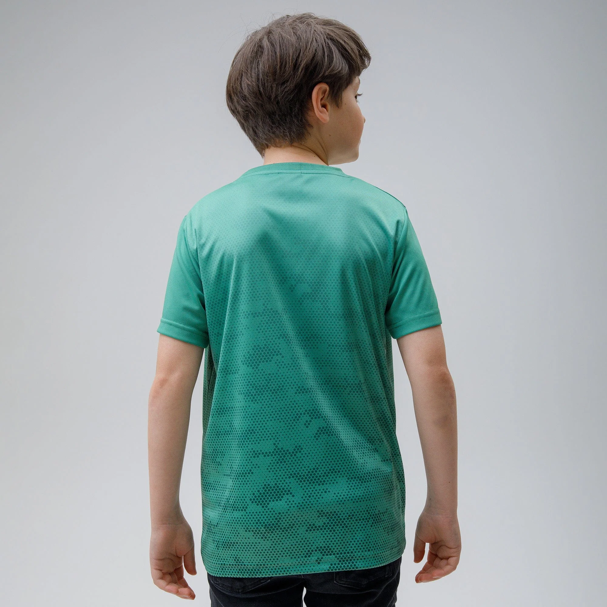 Celtic Junior Camo Dot Print Green T-Shirt - Image 3