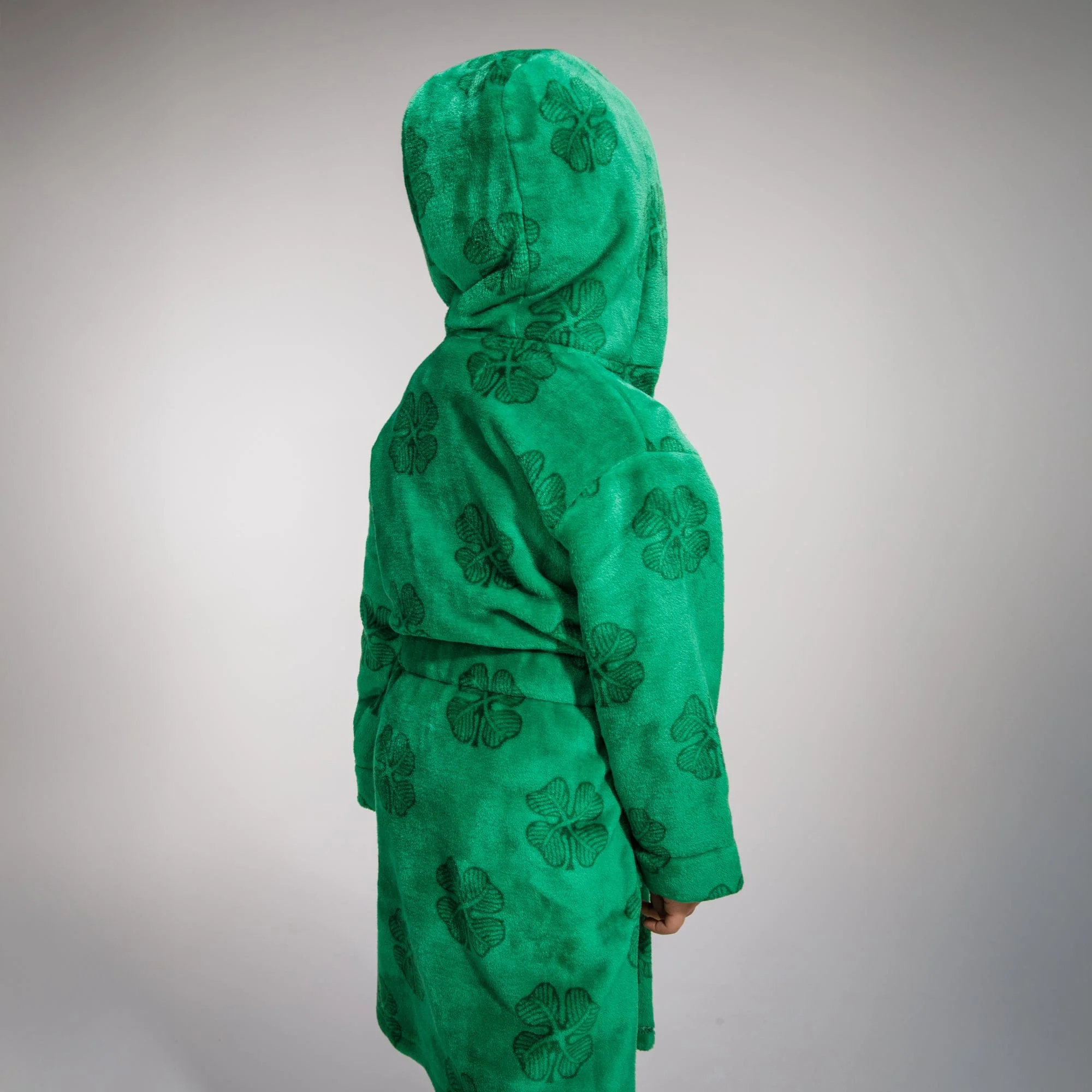 Celtic Junior Clover Print Robe - Image 3