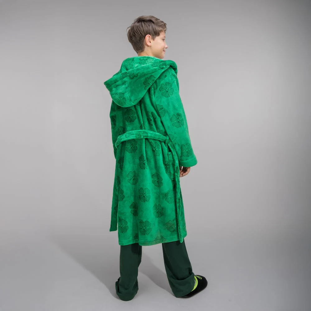 Celtic Junior Clover Print Robe - Image 8