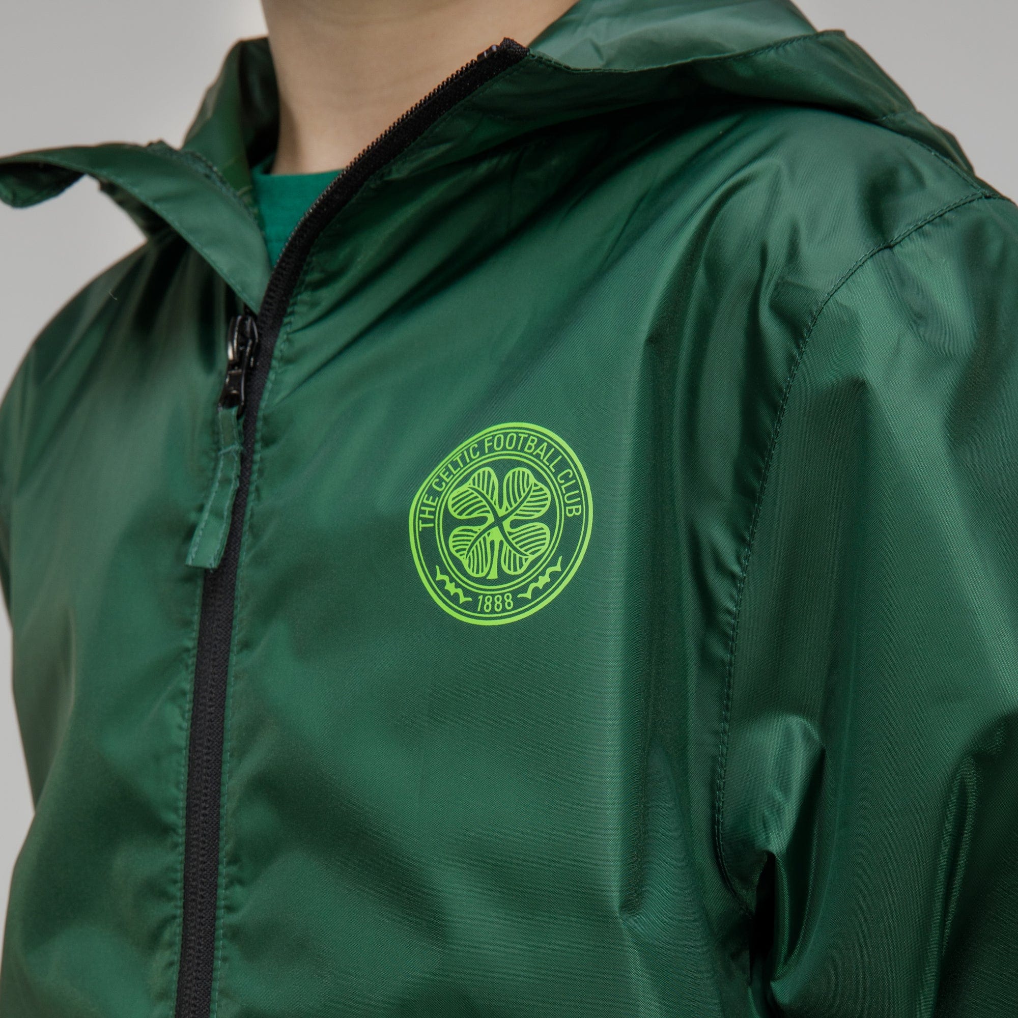 Celtic Junior Crest Packaway Jacket - Image 4