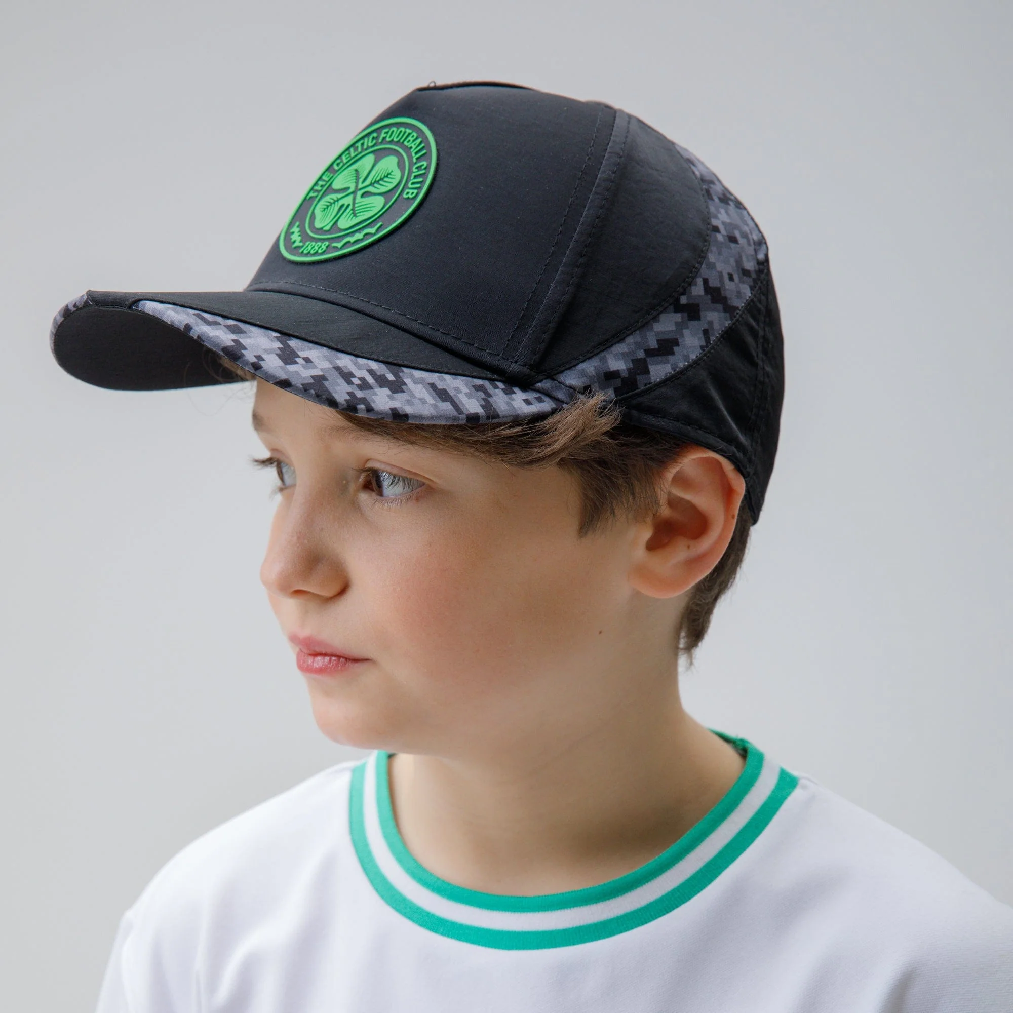 Celtic Junior Digital Camo Print Cap - Image 2