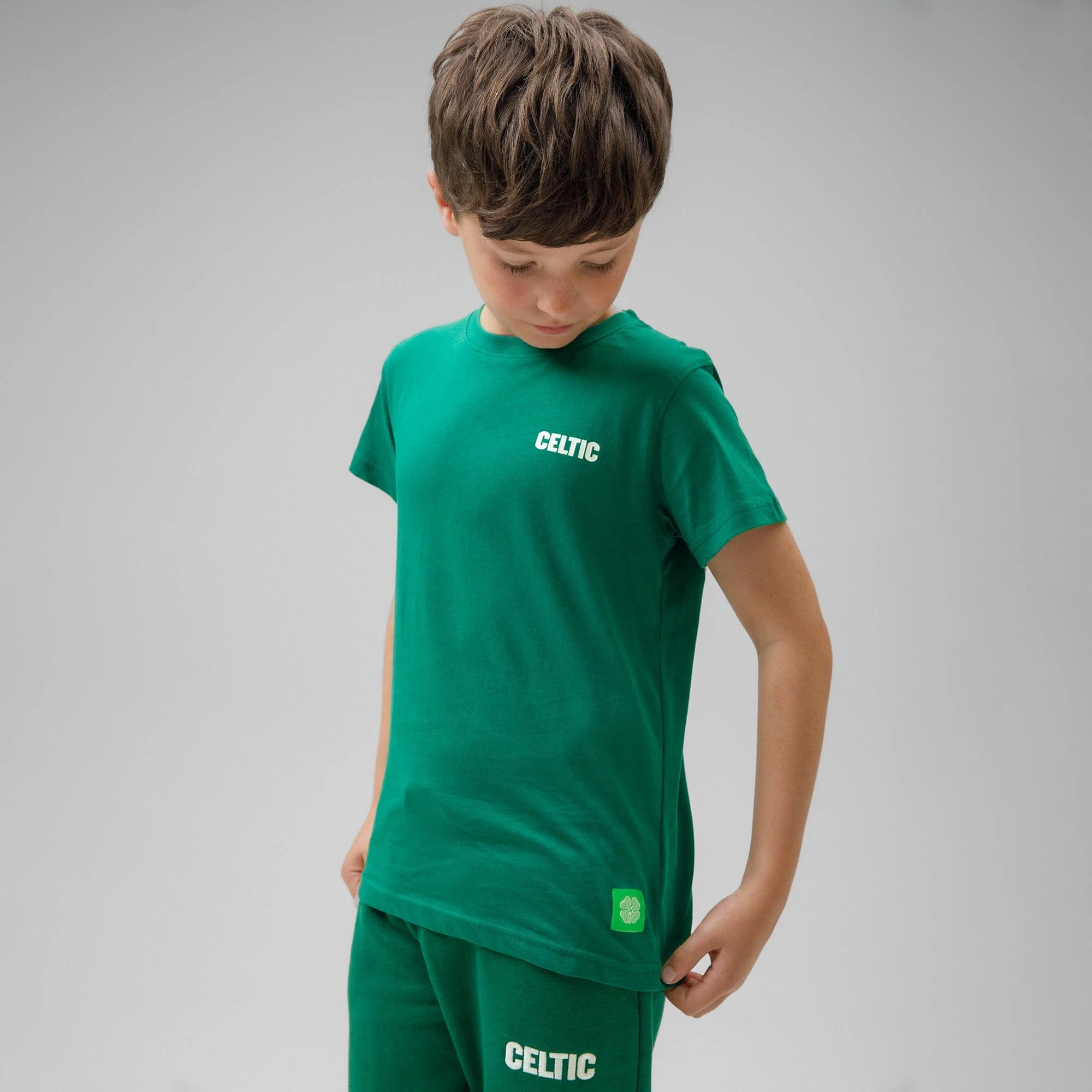 Celtic Junior Green Back Text T-Shirt - Image 2