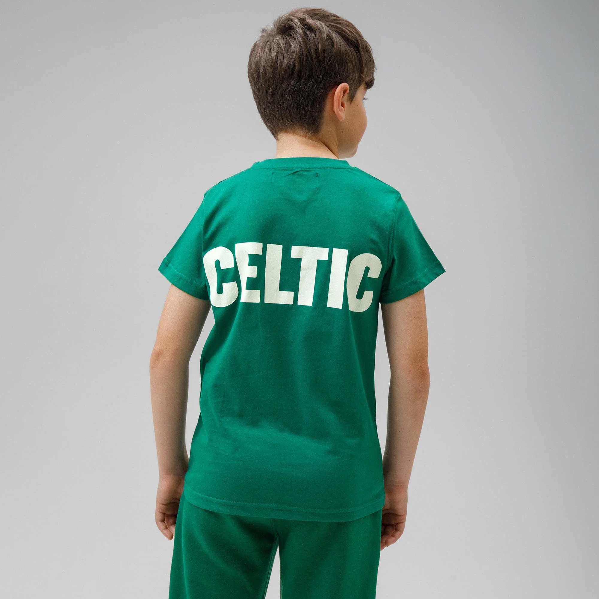 Celtic Junior Green Back Text T-Shirt - Image 3