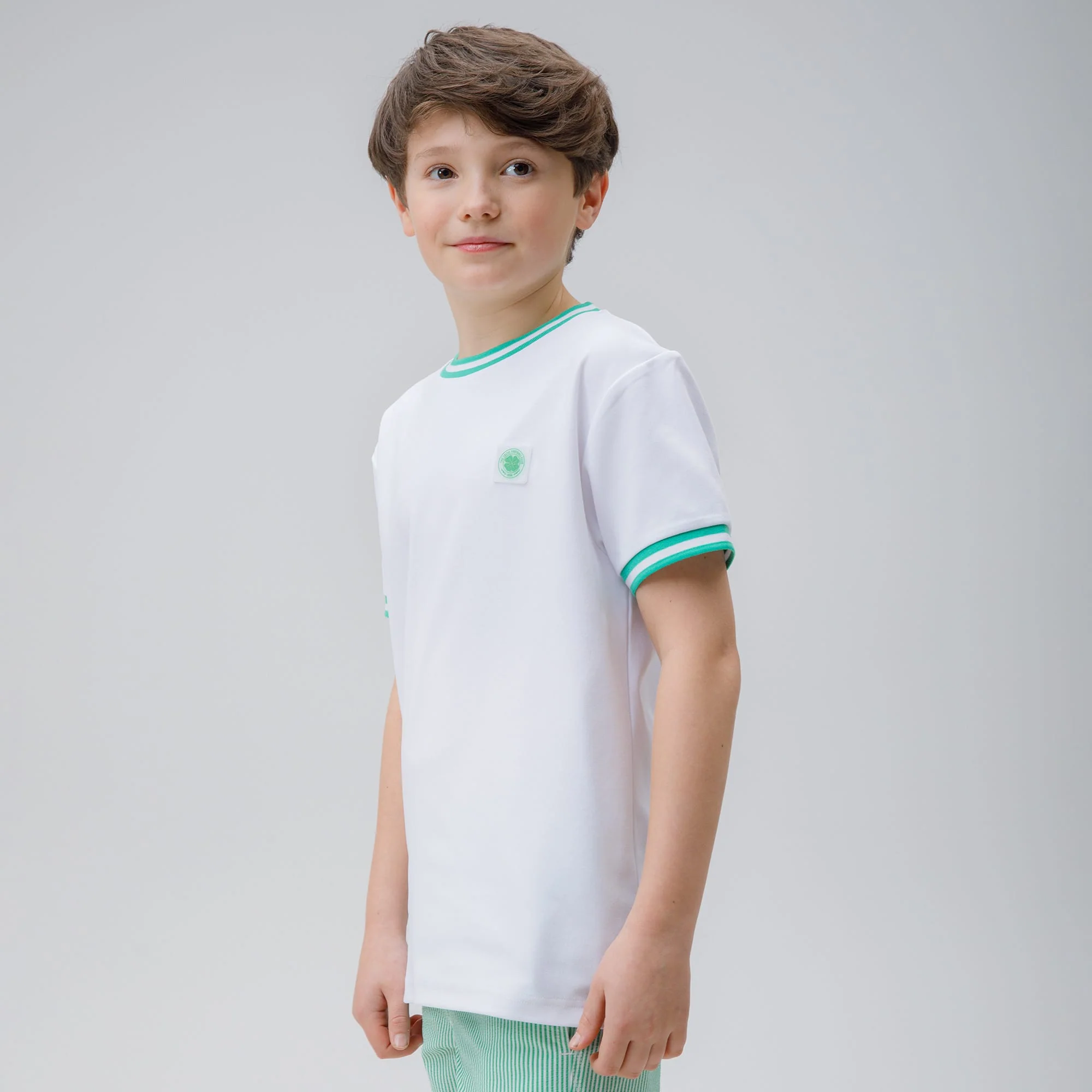Celtic Crest Junior White T-Shirt - Image 2