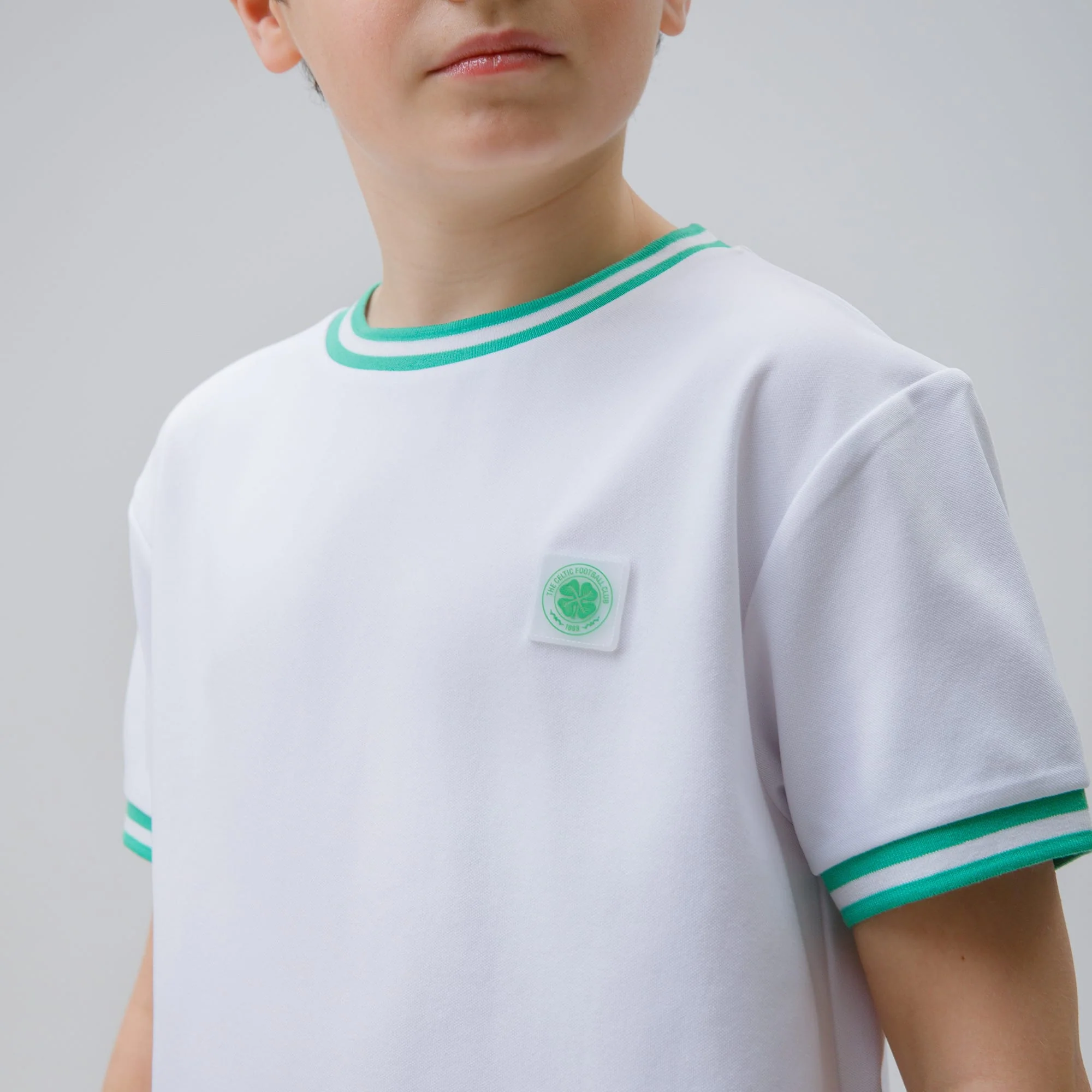 Celtic Crest Junior White T-Shirt - Image 4