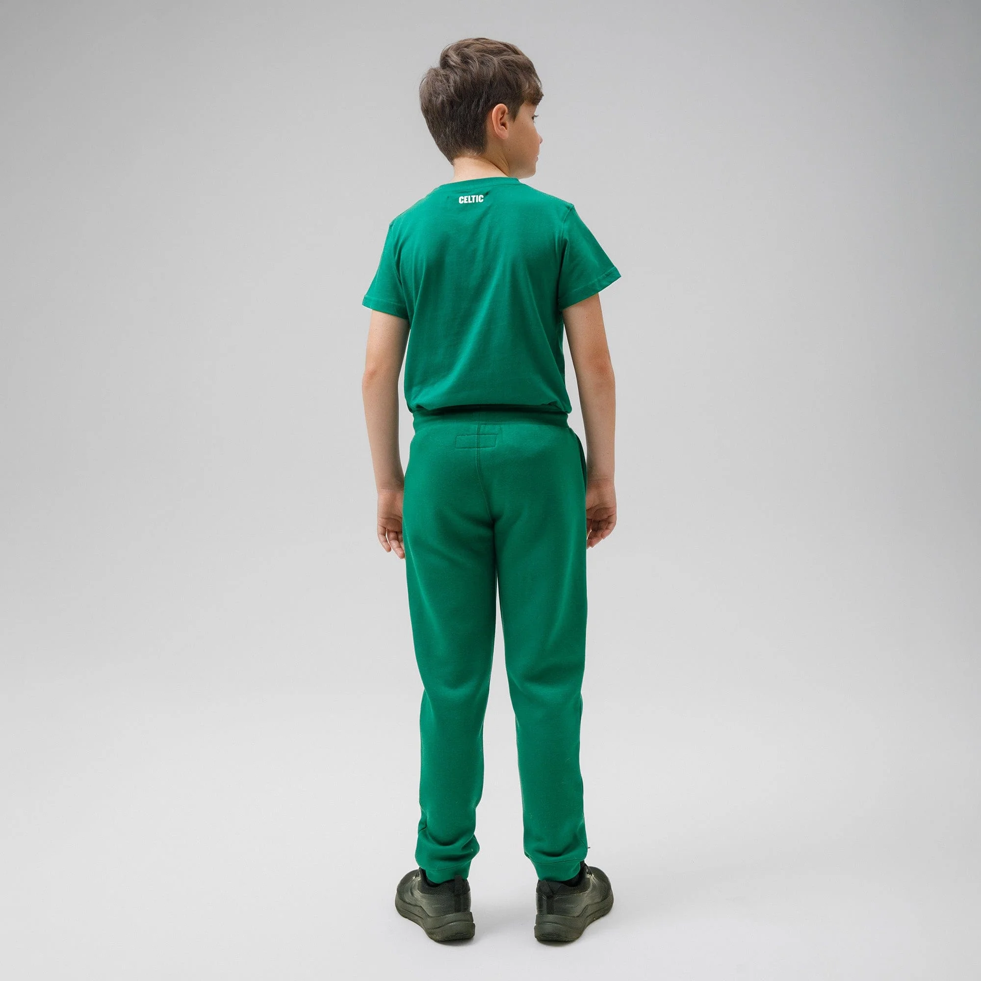 Celtic Junior Green Text Joggers - Image 3