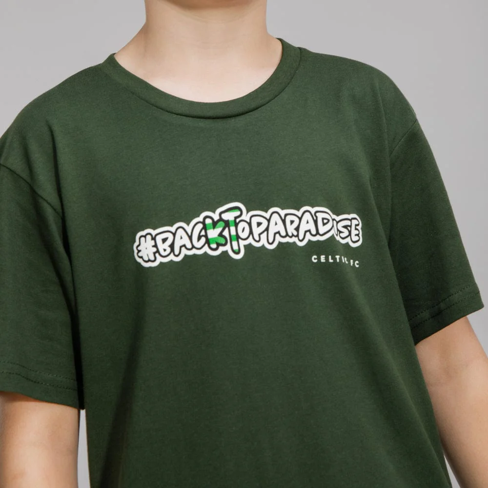 Celtic Junior Kieran Tierney Back To Paradise T-Shirt - Image 5