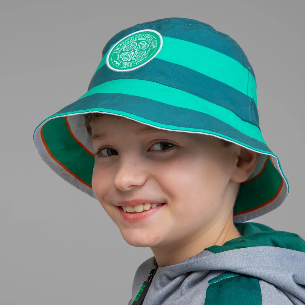 Celtic Junior Reversible Hooped Bucket Hat - Image 2