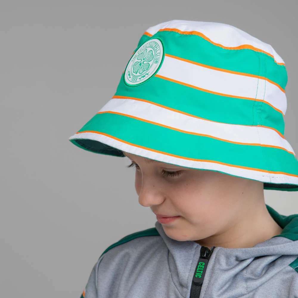 Celtic Junior Reversible Hooped Bucket Hat - Image 3