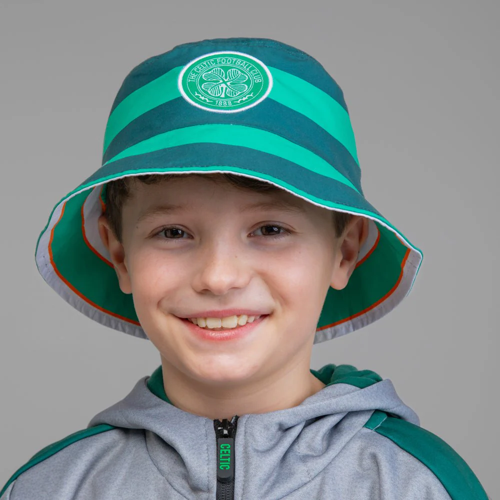 Celtic Junior Reversible Hooped Bucket Hat - Image 4