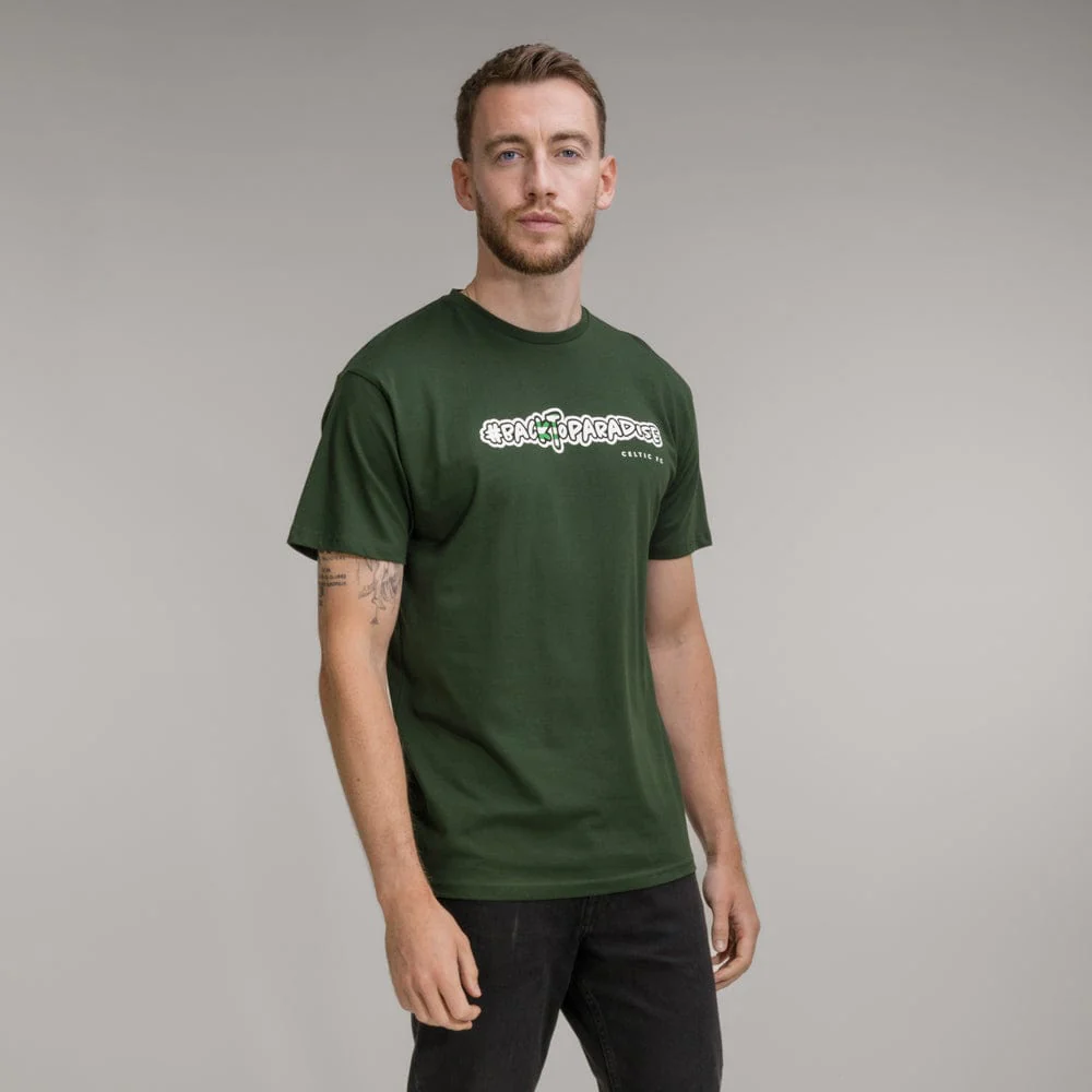 Celtic Kieran Tierney Back To Paradise T-Shirt - Image 2