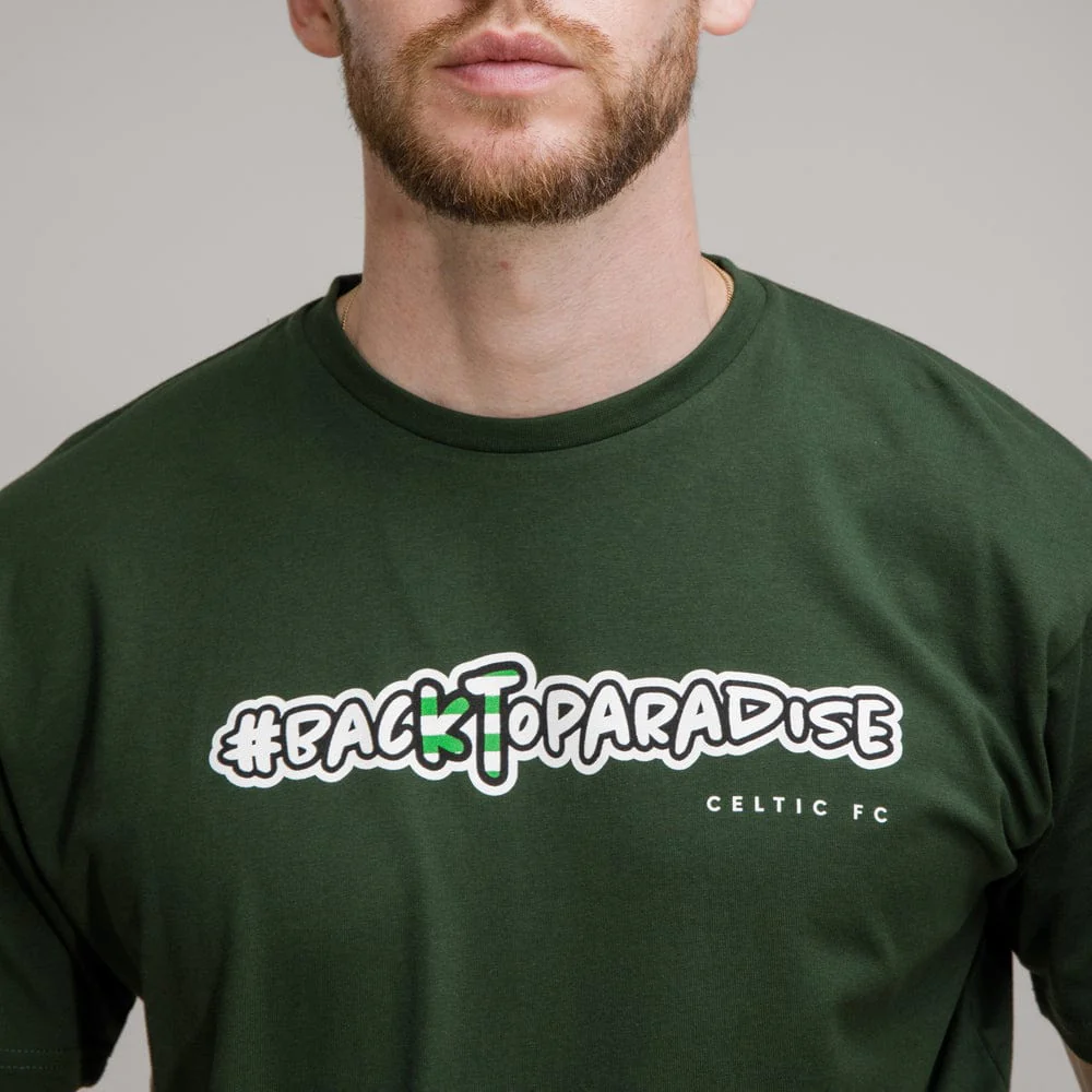 Celtic Kieran Tierney Back To Paradise T-Shirt - Image 4