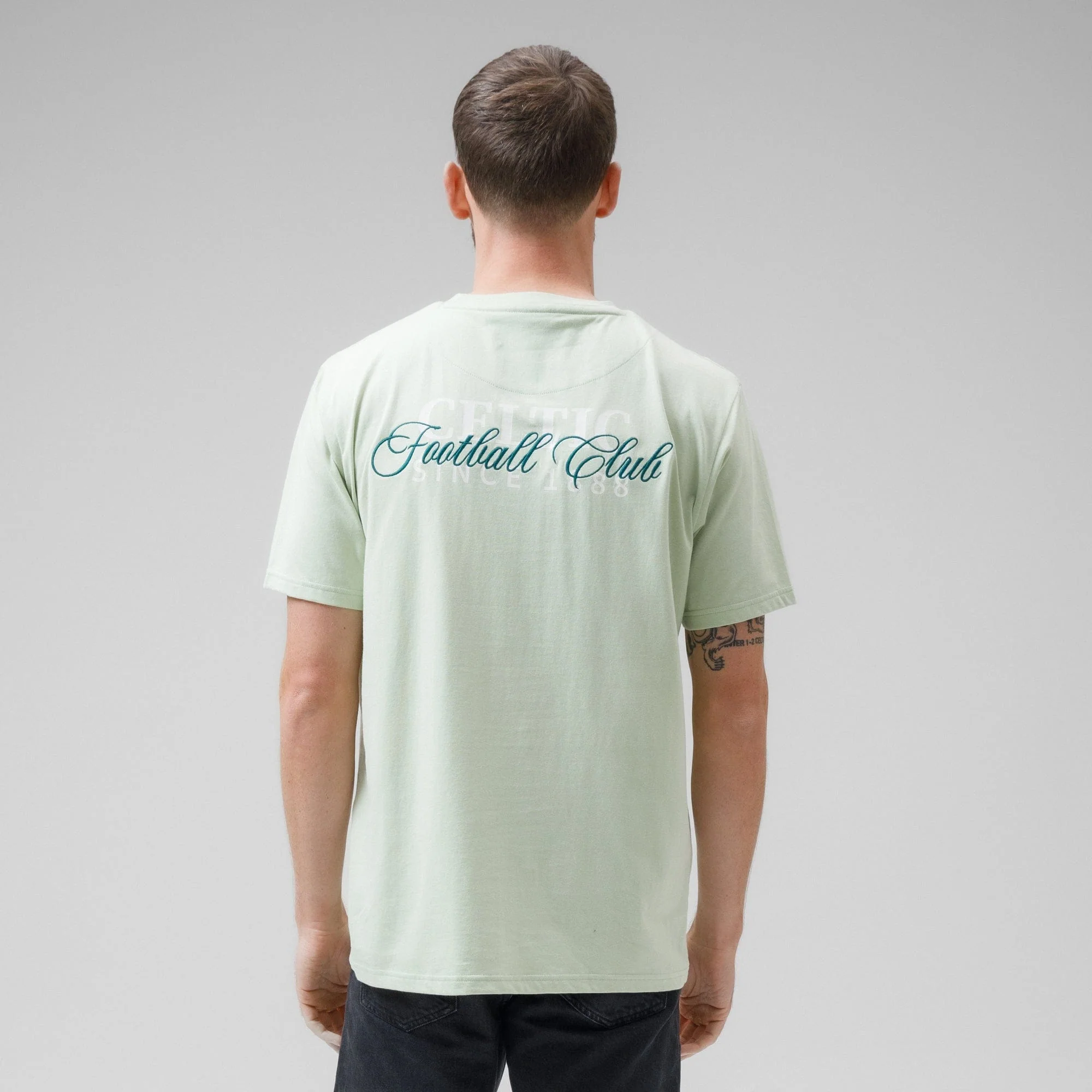 Celtic Men's Oversized Light Green T-Shirt - Image 2