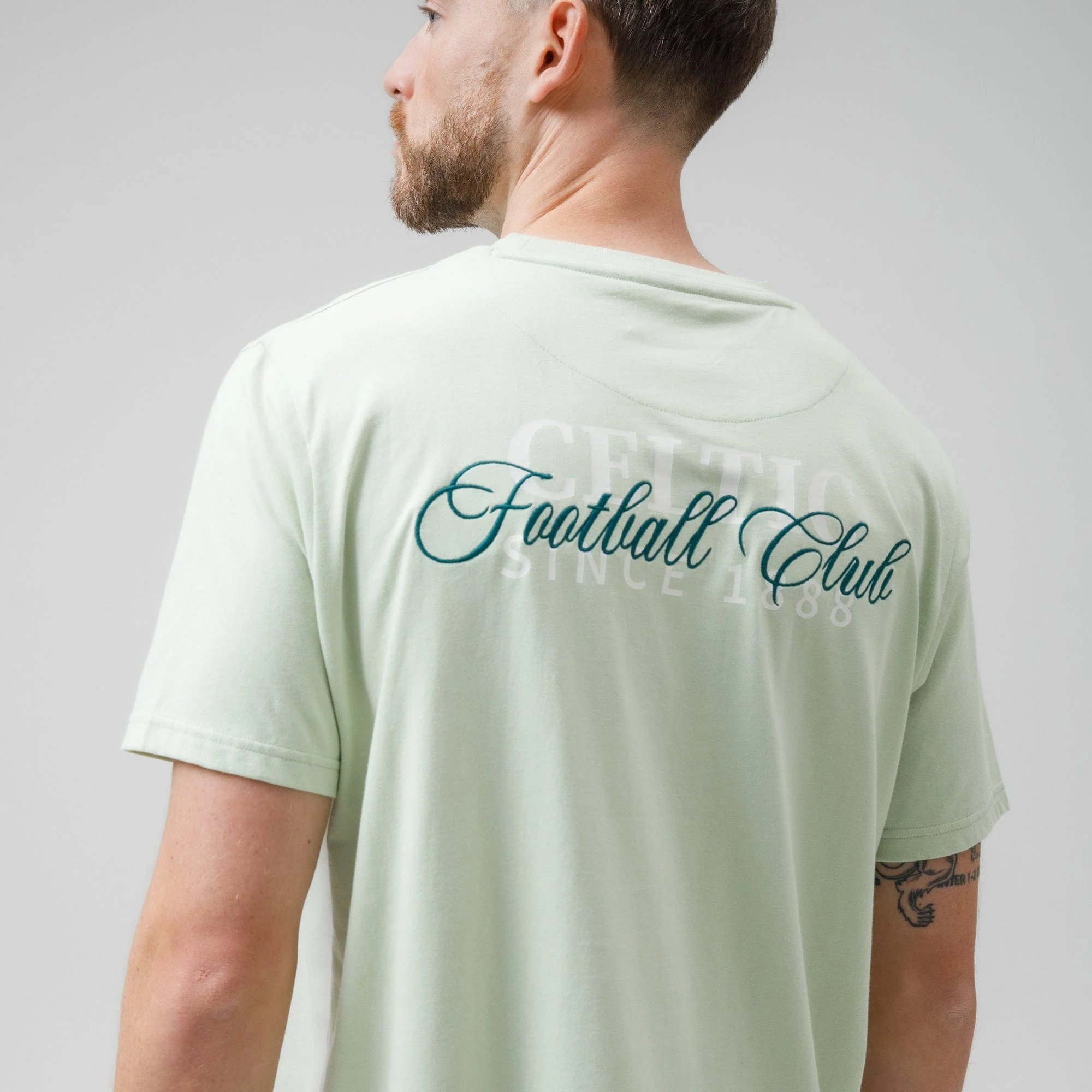 Celtic Men's Oversized Light Green T-Shirt - Image 4