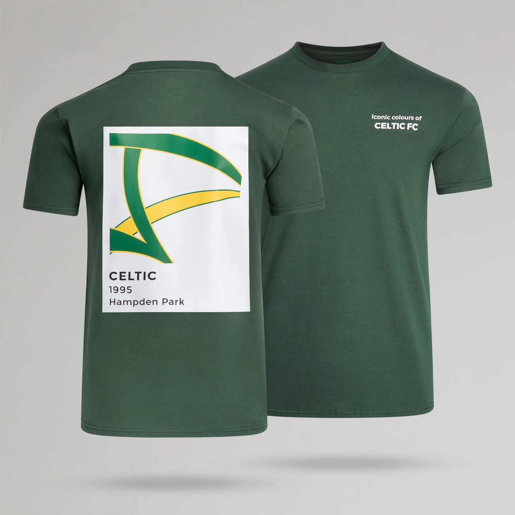 Celtic Men's Hampden 1995 Back Print Dark Green T-Shirt