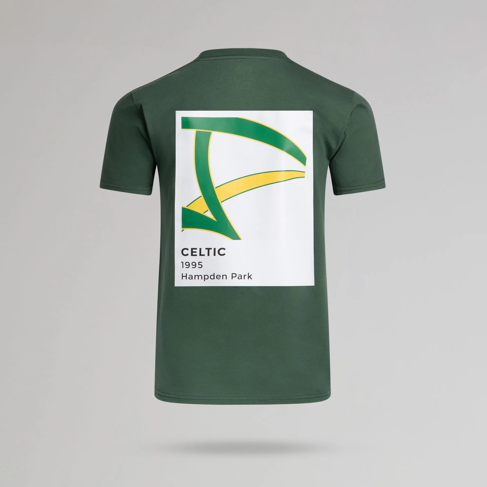 Celtic Men's Hampden 1995 Back Print Dark Green T-Shirt - Image 3