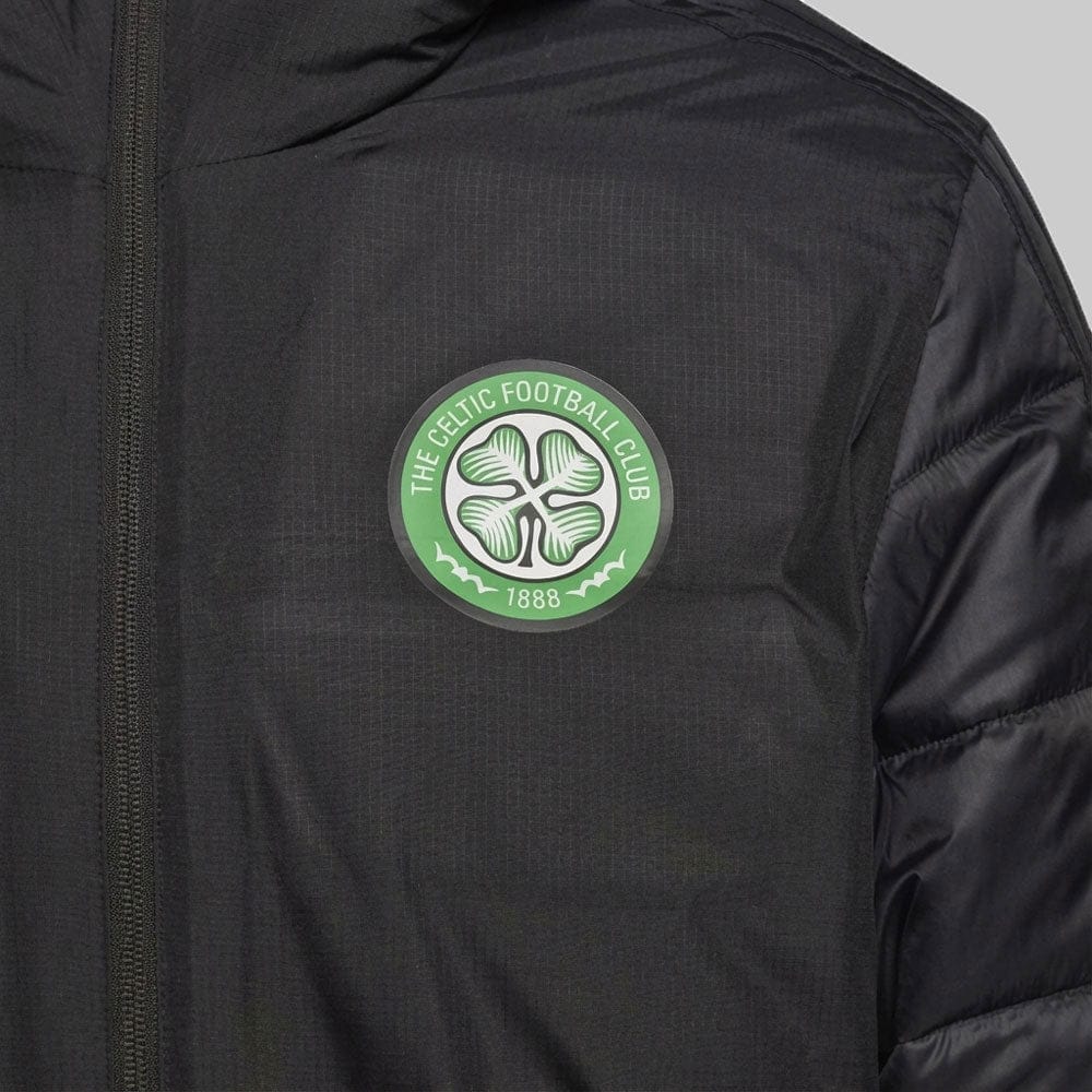 adidas Celtic Training Black Winter Jacket - Image 3