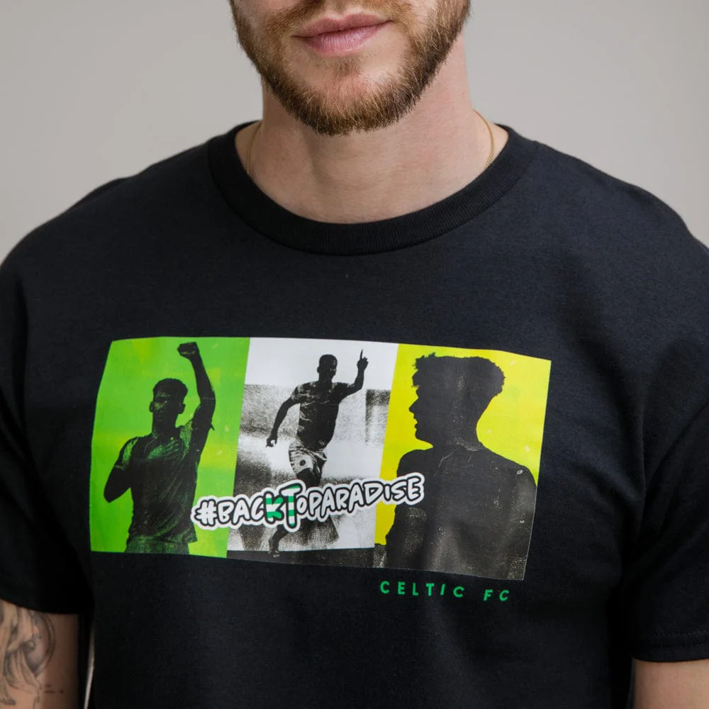 Celtic Tricolour Kieran Tierney T-Shirt - Image 4