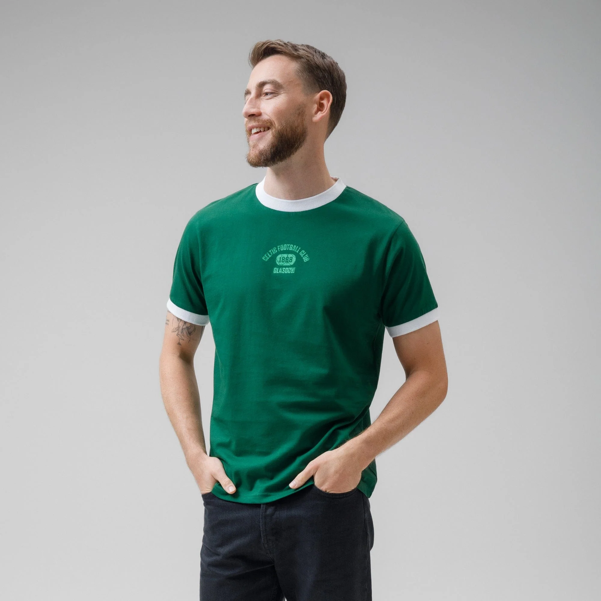 Celtic Tricolour Tipped T-Shirt - Image 4