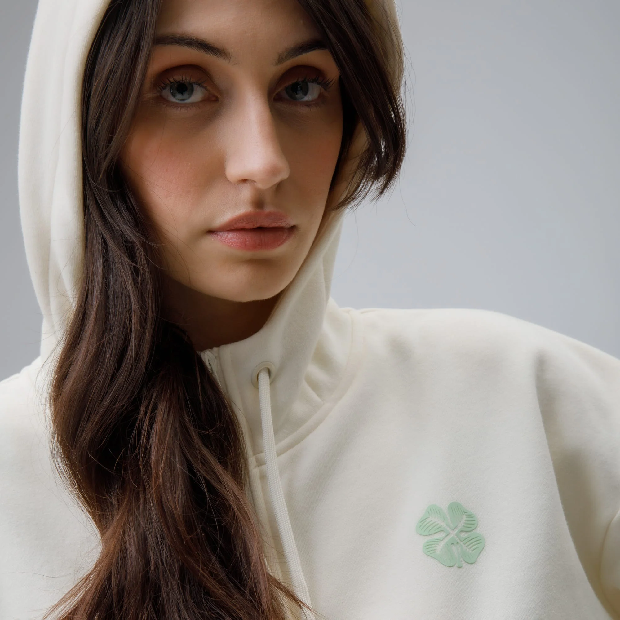 Celtic Women's Back Print Cream Hoodie - Image 4