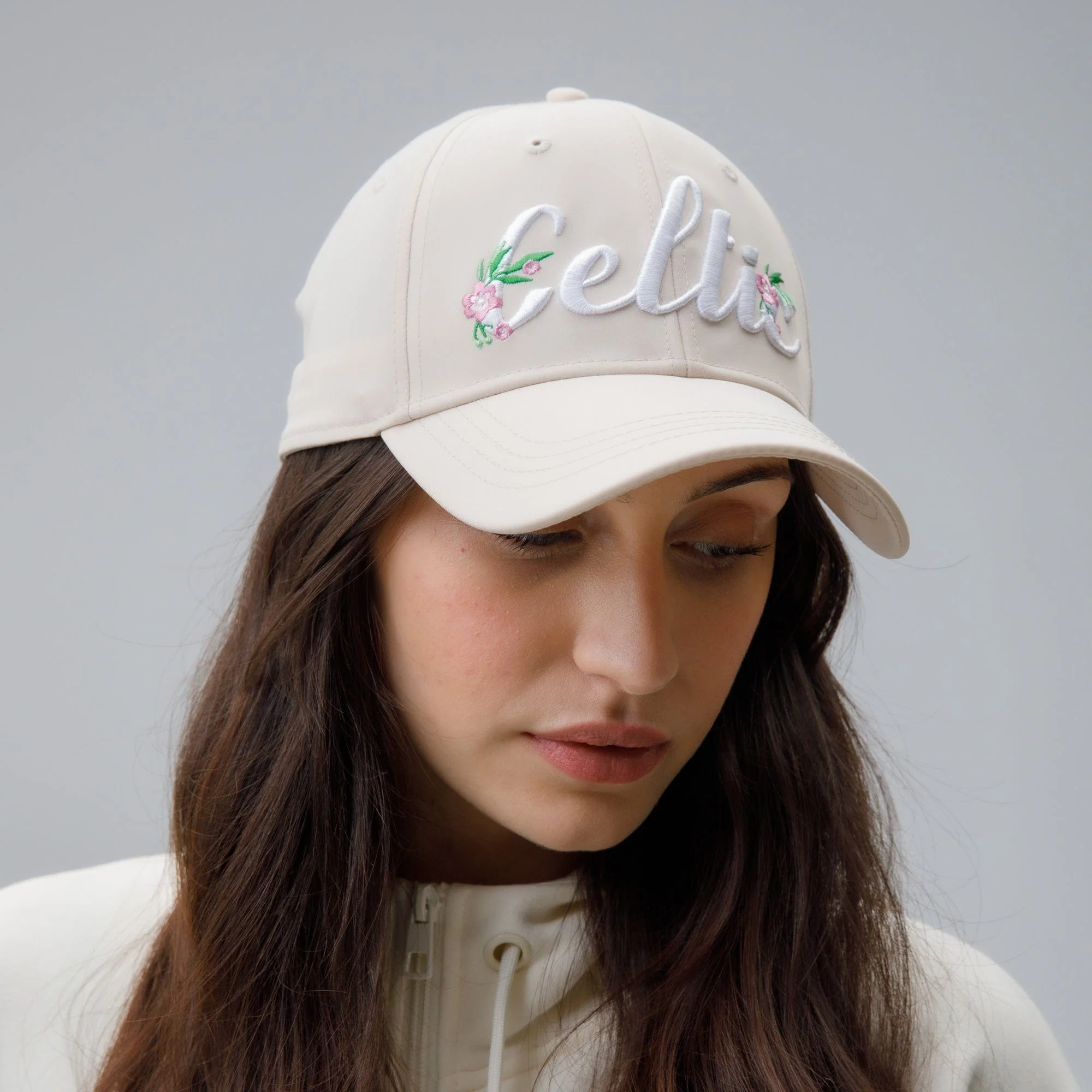 Celtic Women's Floral Embroidered Cap - Image 2
