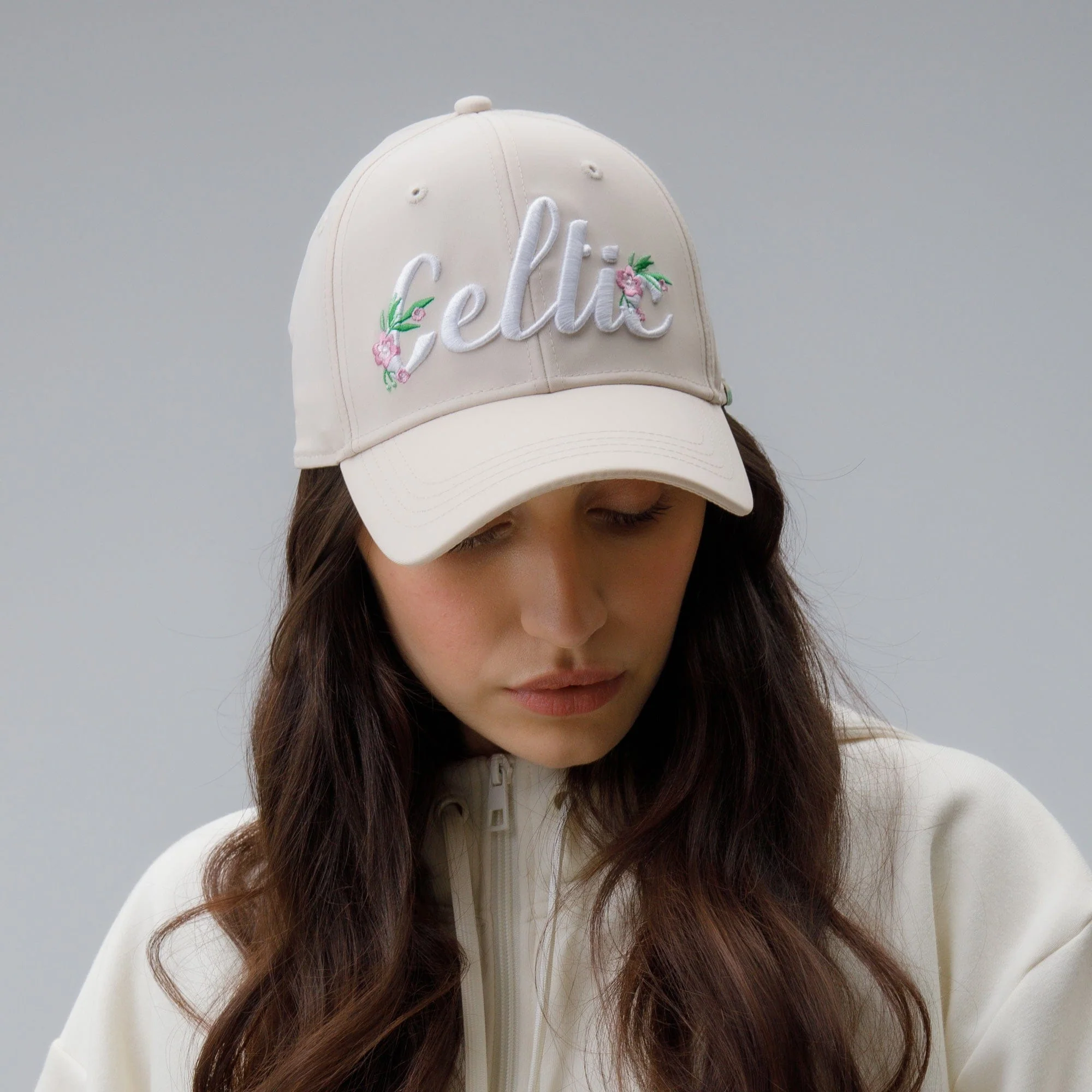 Celtic Women's Floral Embroidered Cap - Image 4