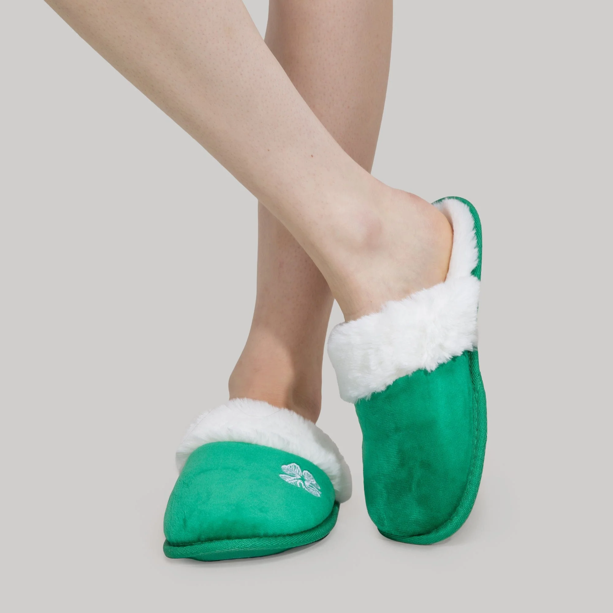 Celtic Women's Green Mule Slipper - Image 3
