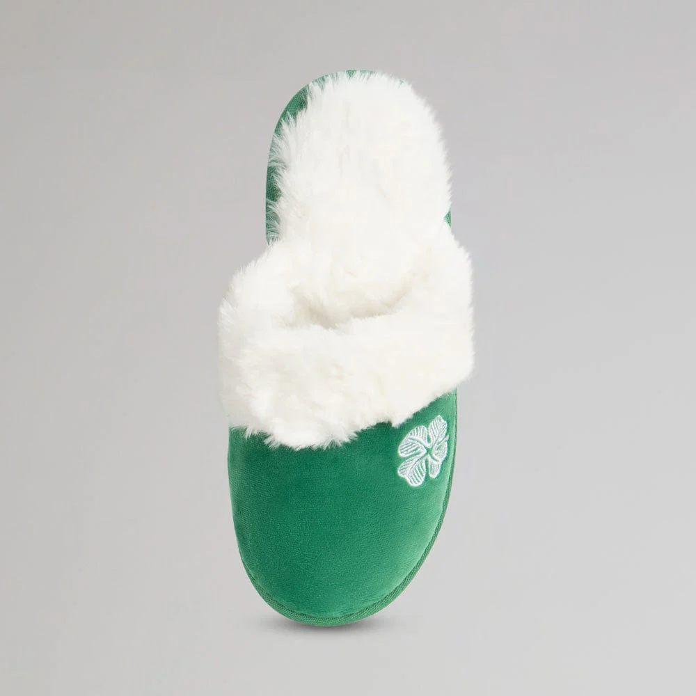 Celtic Women's Green Mule Slipper - Image 9