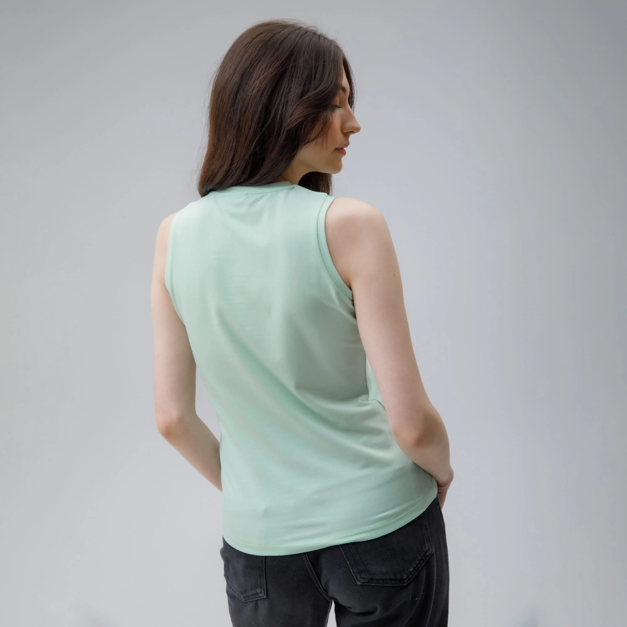 Celtic Women's Print Green Vest - Image 3