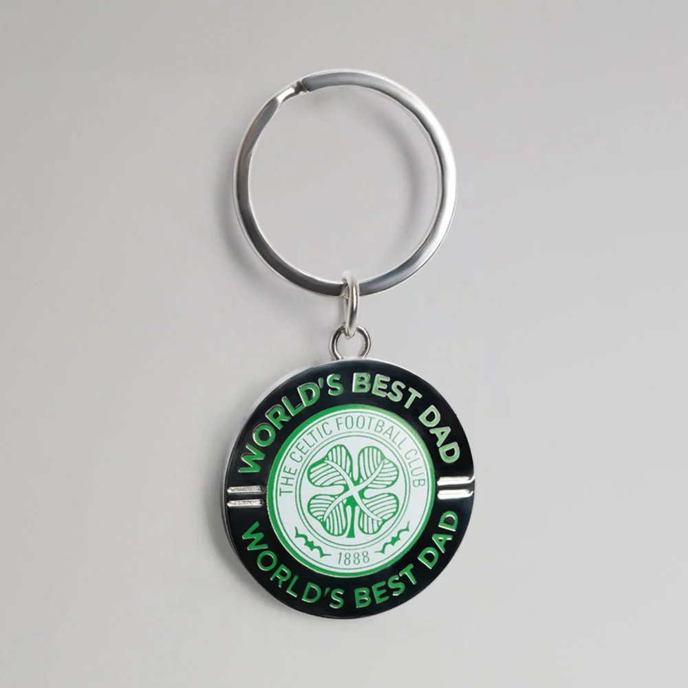 Celtic World's Best Dad Keyring - Image 3