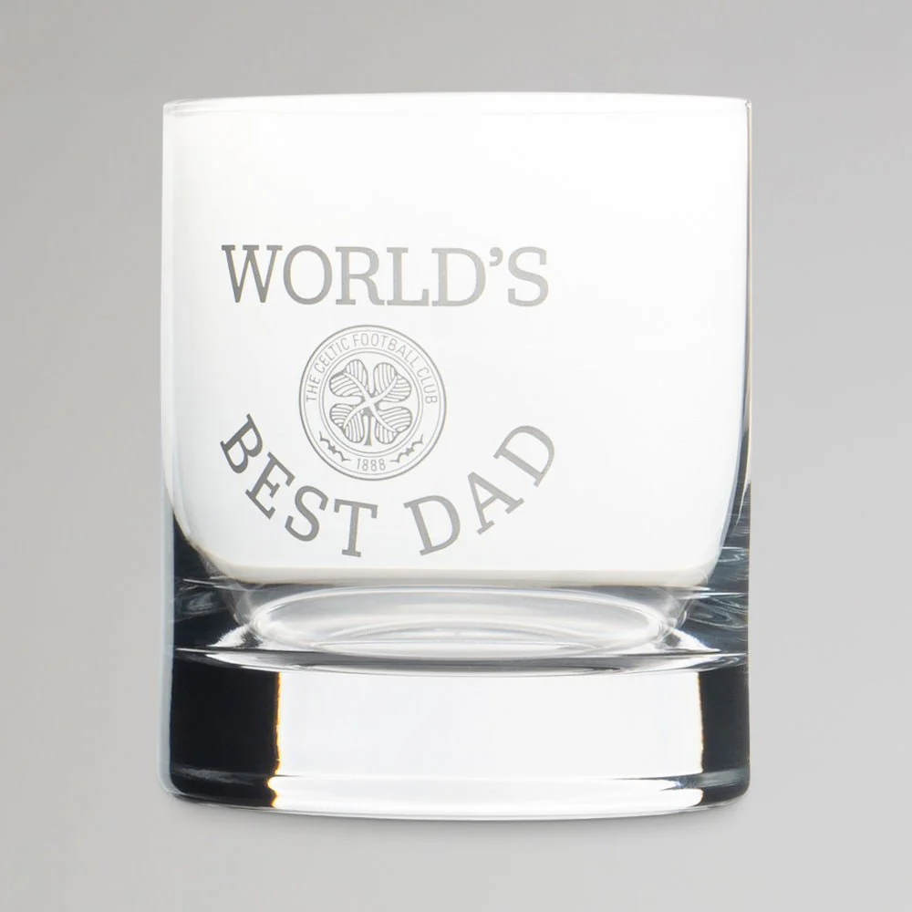 Celtic World's Best Dad Whisky Glass Set - Image 3